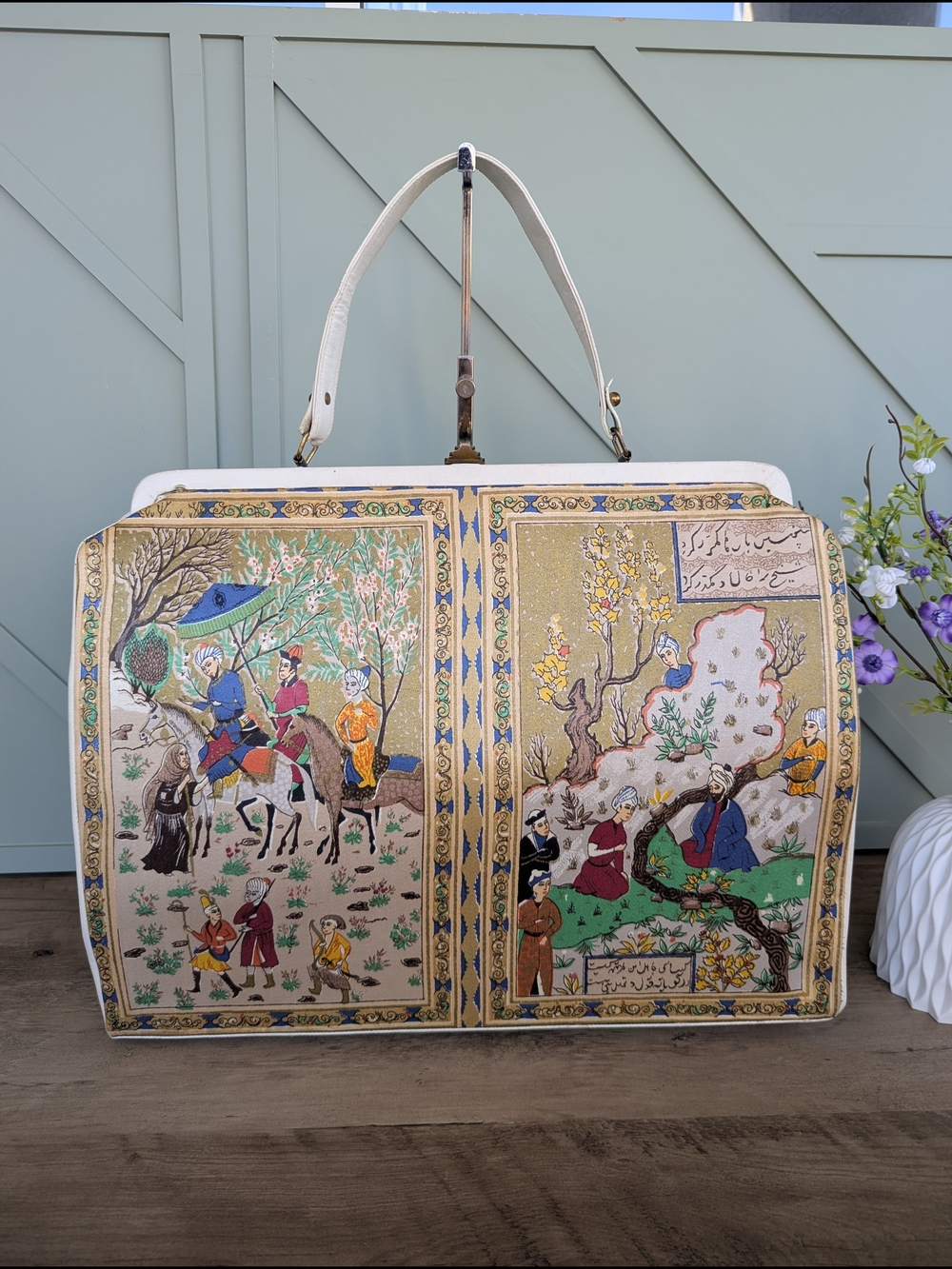 Vintage 60's top-handle handbag
